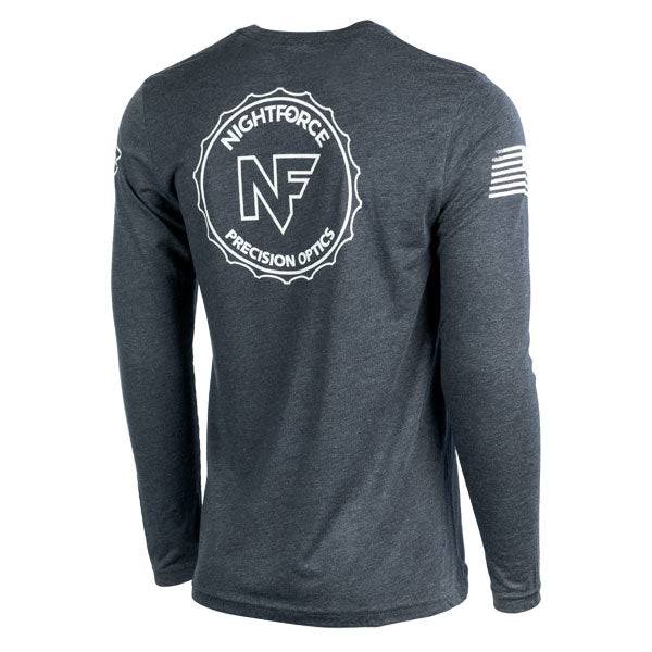 Nightforce Logoed Tri-Blend Long Sleeve T-Shirt (Unisex) - Image 4