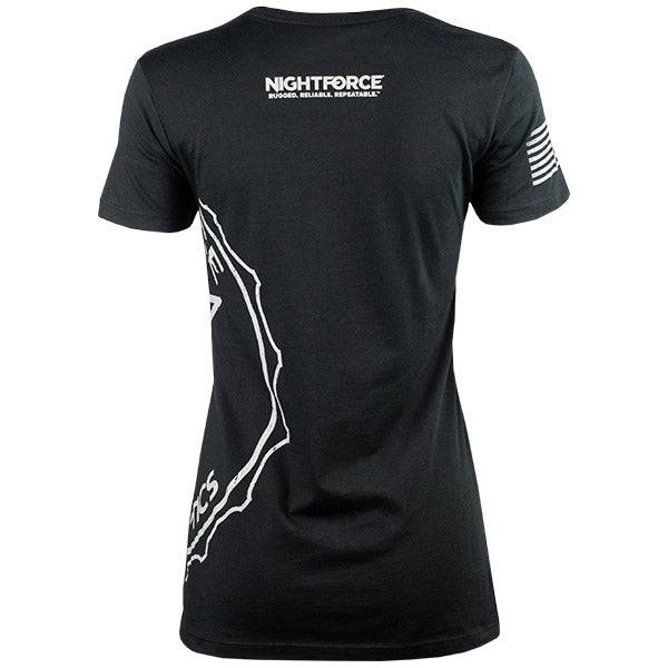 Nightforce Short Sleeve T-Shirt (Womens) - Wrap Around Medallion - Image 3