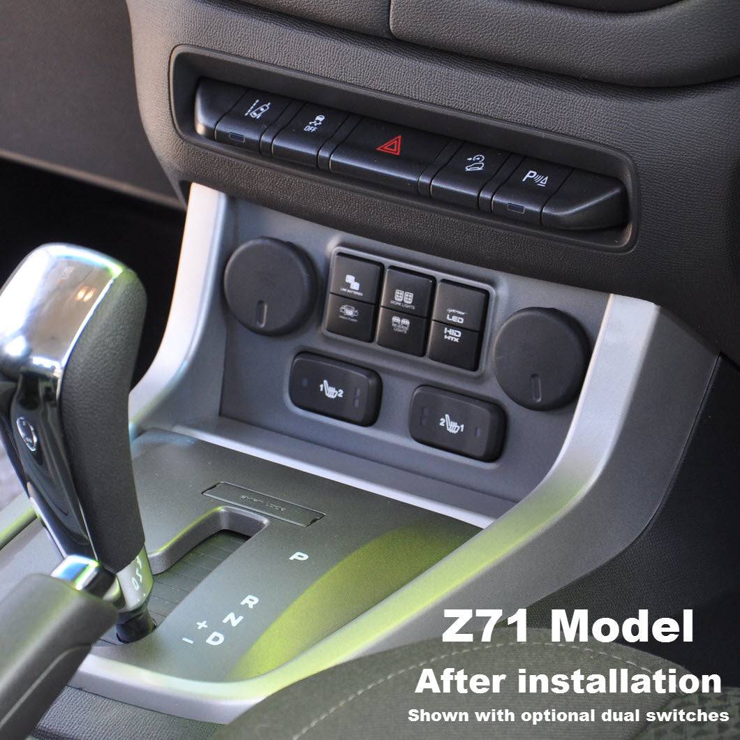 Replacement Switch Fascia to suit Holden Colorado and Isuzu D-Max/MU-X - Image 5