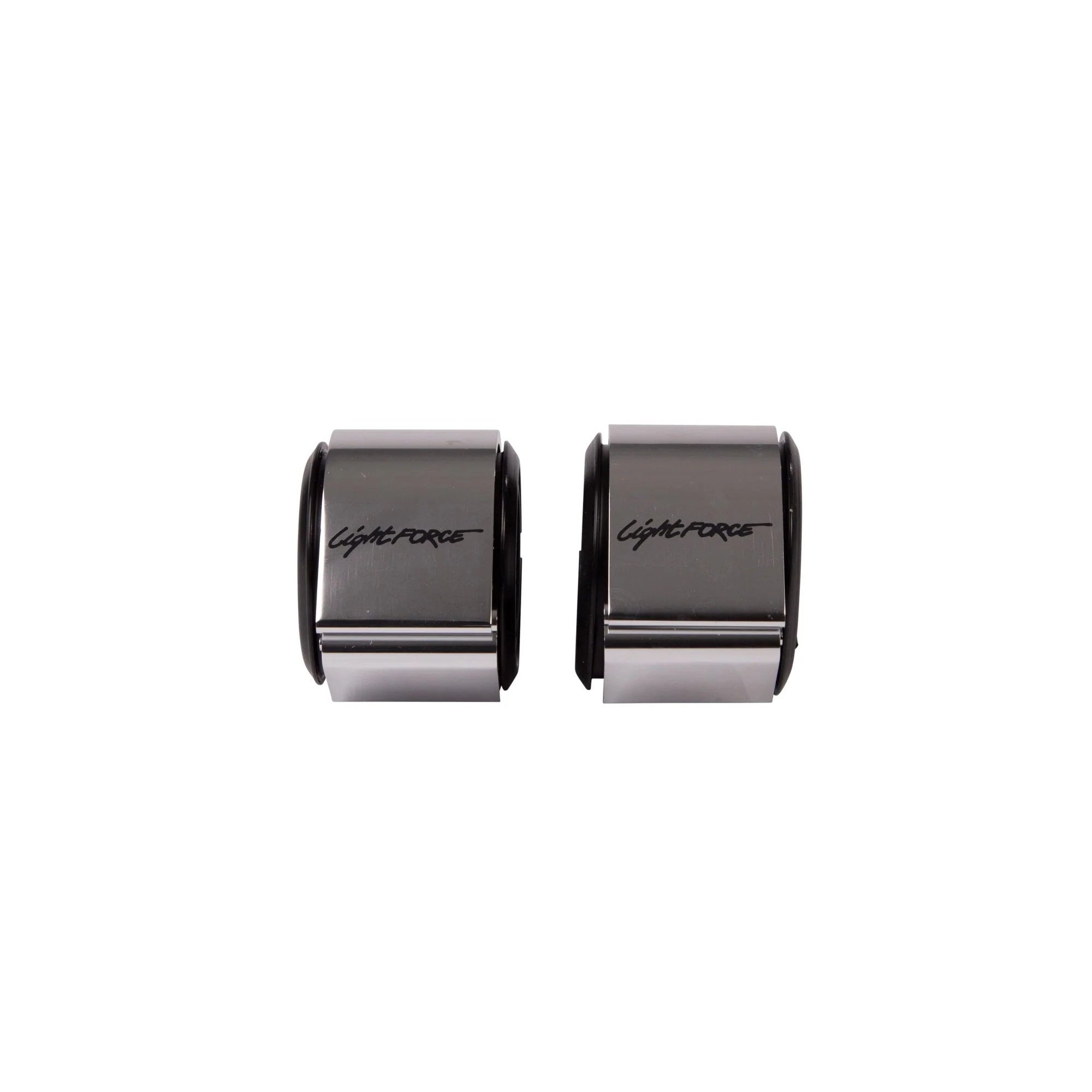Pair of Bar Clamps (Polished) to suit 56mm and 65mm Diameter Bars - Image 2